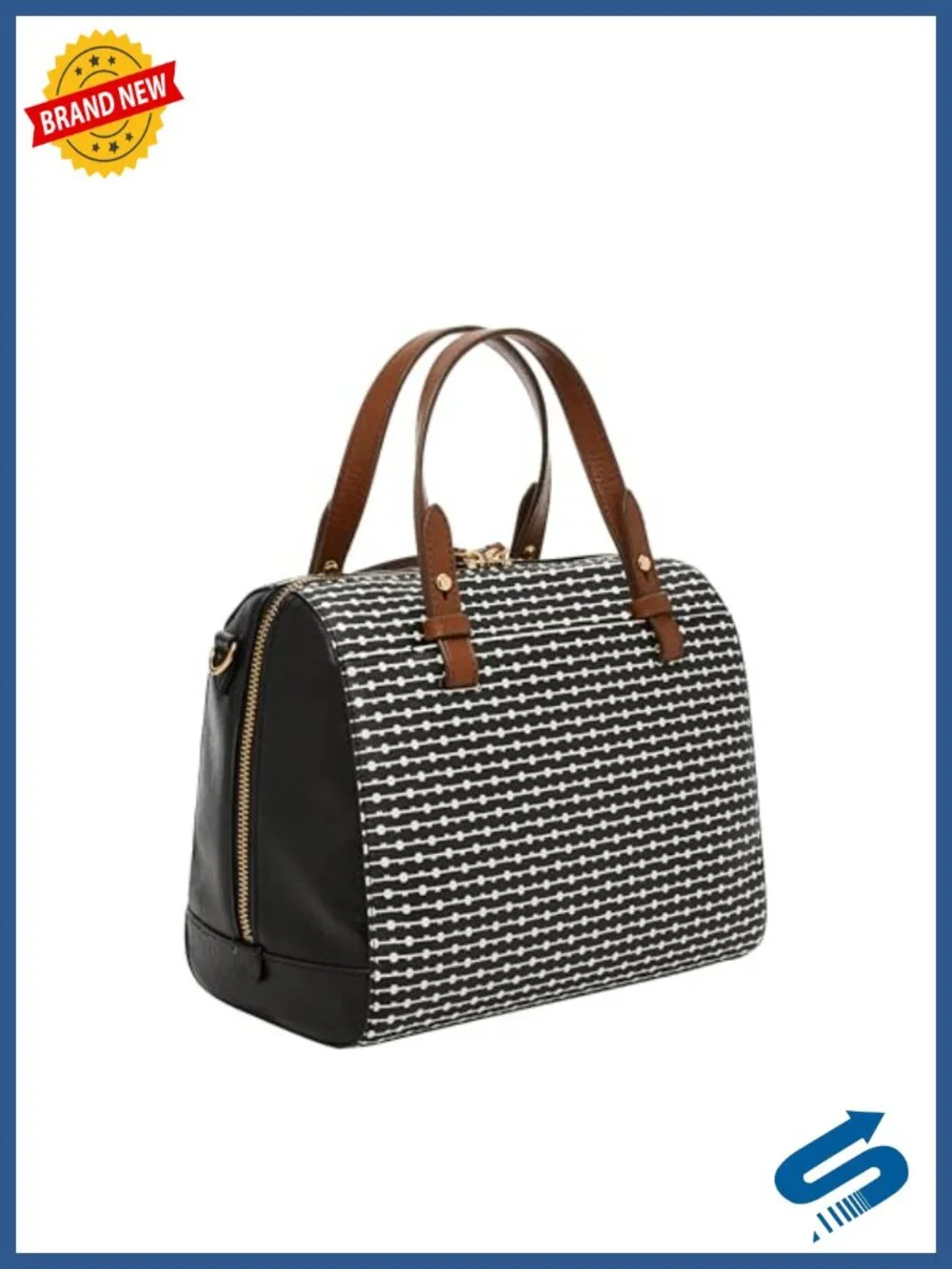 Faux Leather Satchel Purse - Classic Rachel Style